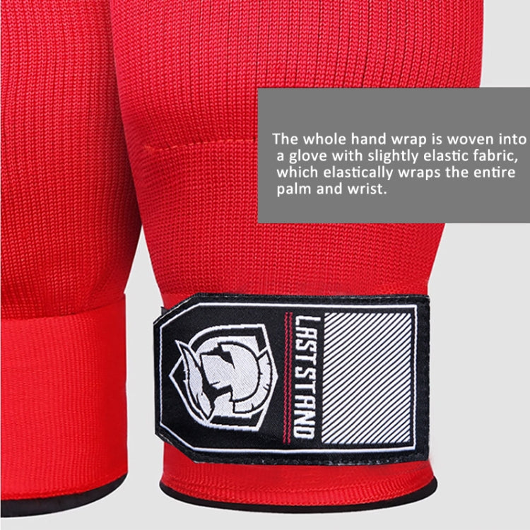 LASTSTAND Half Finger Gel Boxing Gloves Sanda Wrist Guard Bandage, Size: Free Size