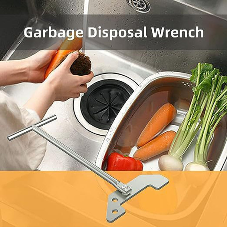 3 In 1 Garbage Disposer Unjamming Wrench For Remove Clogging Above The Sink