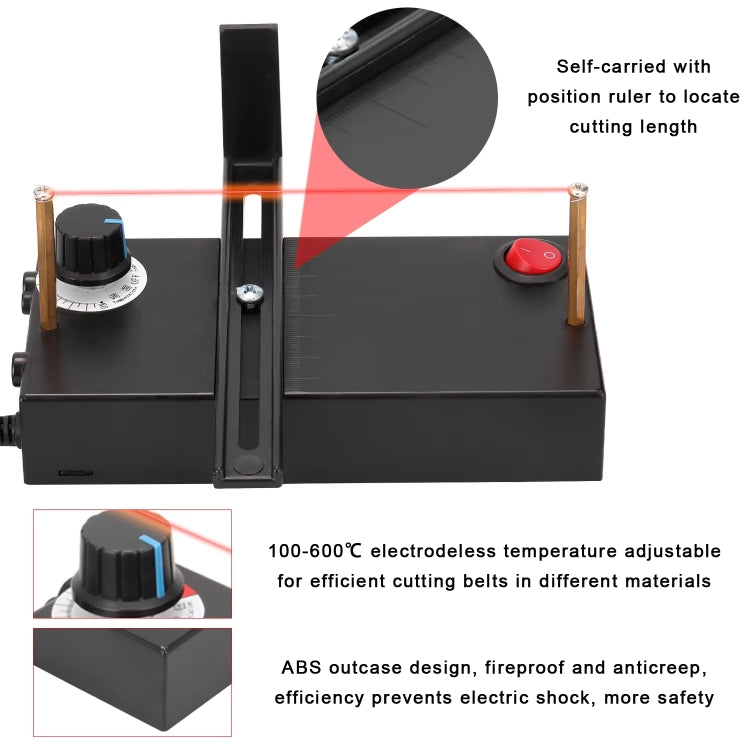 Small Hot Cutting Machine For Cutting Lace, Braid, Ribbon, Nylon Band Without Fan EU Plug