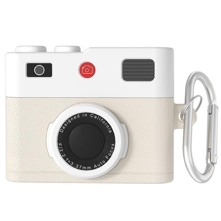 For AirPods 3 Earphone Silicone Retro Camera Design Cover Protective Case