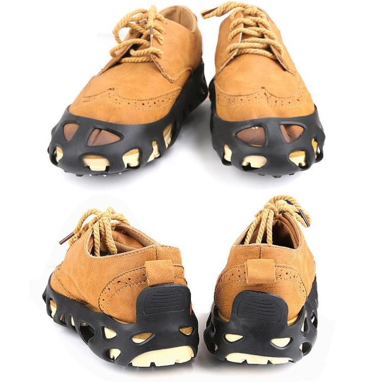 30 Point Cleats Crampons Spikes for Walking, Jogging, Hiking, Mountaineering Ice Snow Grips, Size: S - Black
