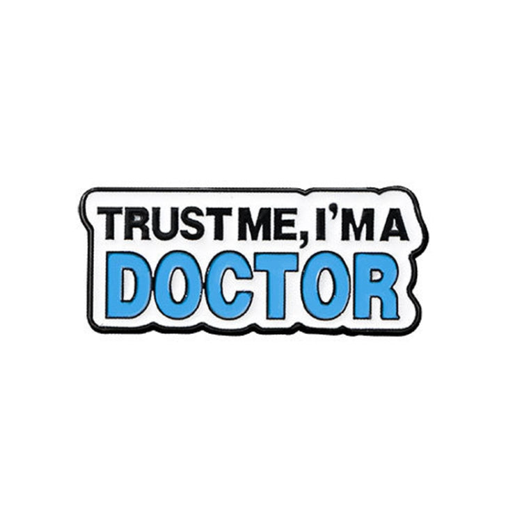 CZ0652-1 Medical Series Metal Badge Alphabetical Nurse Doctor Brooch Alloy Enamel Pins Corsage