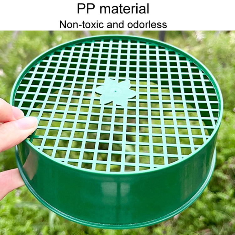 Home Planting Gardening Sieve Tool Sand And Soil Filter Screen, Diameter: 16cm - Green