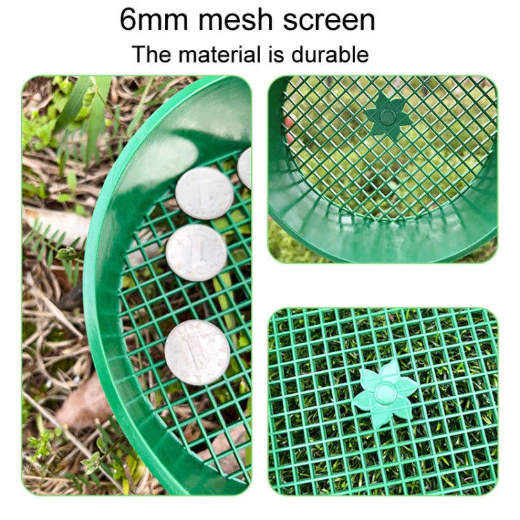 Home Planting Gardening Sieve Tool Sand And Soil Filter Screen, Diameter: 16cm - Green