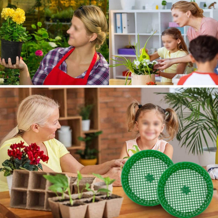 Home Planting Gardening Sieve Tool Sand And Soil Filter Screen, Diameter: 16cm - Green