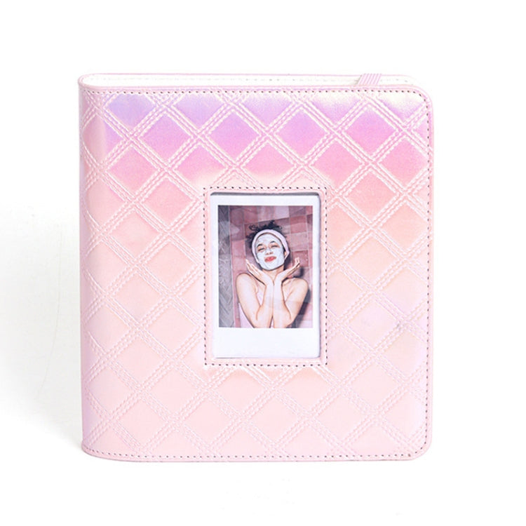 3 Inch 288 Pockets Hollowed Embroidery Line Square Album Celebrity Small Card Photo Large Capacity Card Album