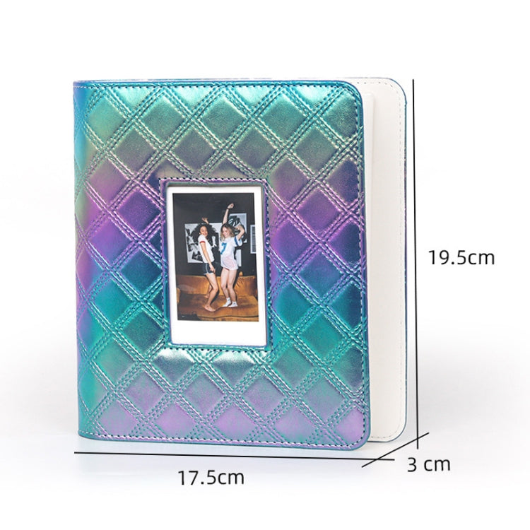 3 Inch 288 Pockets Hollowed Embroidery Line Square Album Celebrity Small Card Photo Large Capacity Card Album