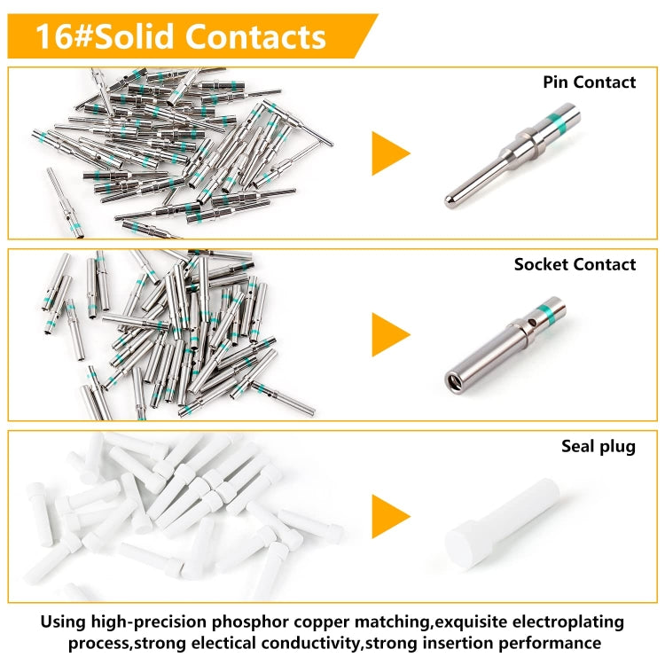 338pcs/Set DT Connector Kit Crimping Tool Set - 2P/3P/4P/8P/6P/12P