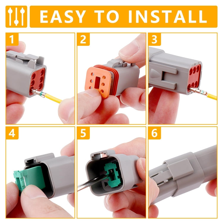 338pcs/Set DT Connector Kit Crimping Tool Set - 2P/3P/4P/8P/6P/12P