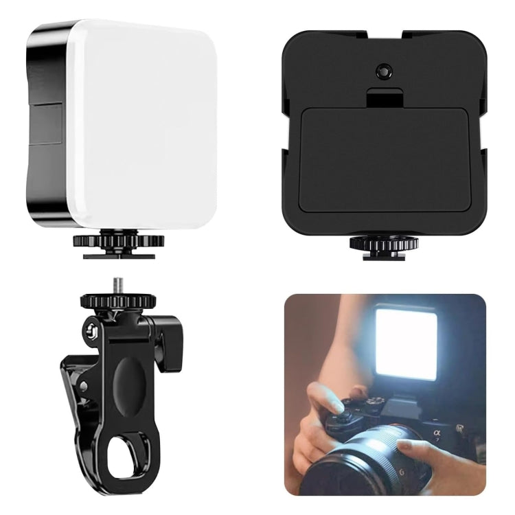 Clip Fill Light with PTZ Video Conference Mobile Phone Camera Photography Lamp, Spec: Battery Type 3-color Light