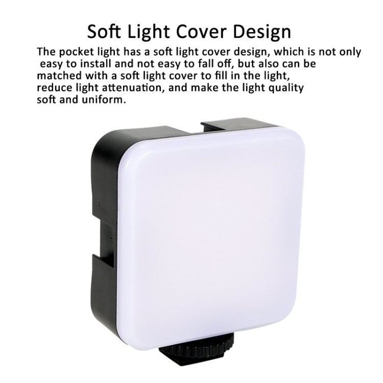 Clip Fill Light with PTZ Video Conference Mobile Phone Camera Photography Lamp, Spec: Rechargeable 3-color Light
