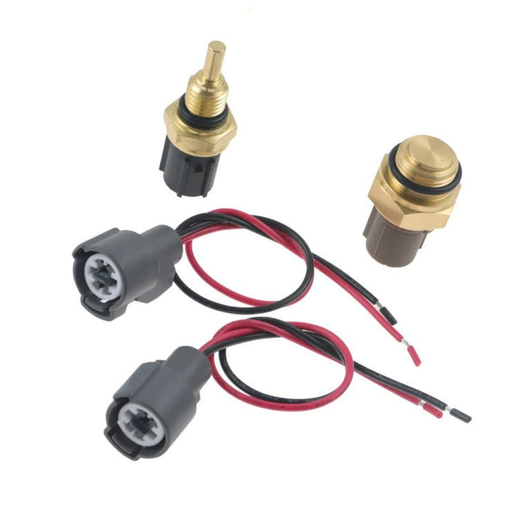 For Honda Civic Radiator Coolant Fan Switch Temperature Sensor Plus Wiring Harness - 1set
