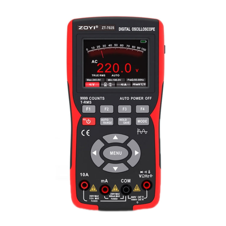 ZOYI Color Screen Multifunctional Handheld Digital Oscilloscope Multimeter - English