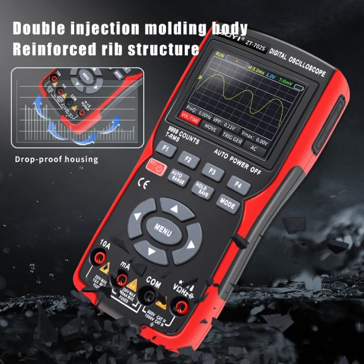 ZOYI Color Screen Multifunctional Handheld Digital Oscilloscope Multimeter - English