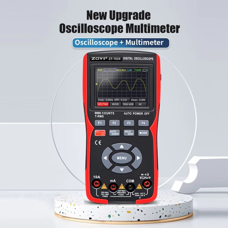 ZOYI Color Screen Multifunctional Handheld Digital Oscilloscope Multimeter - English