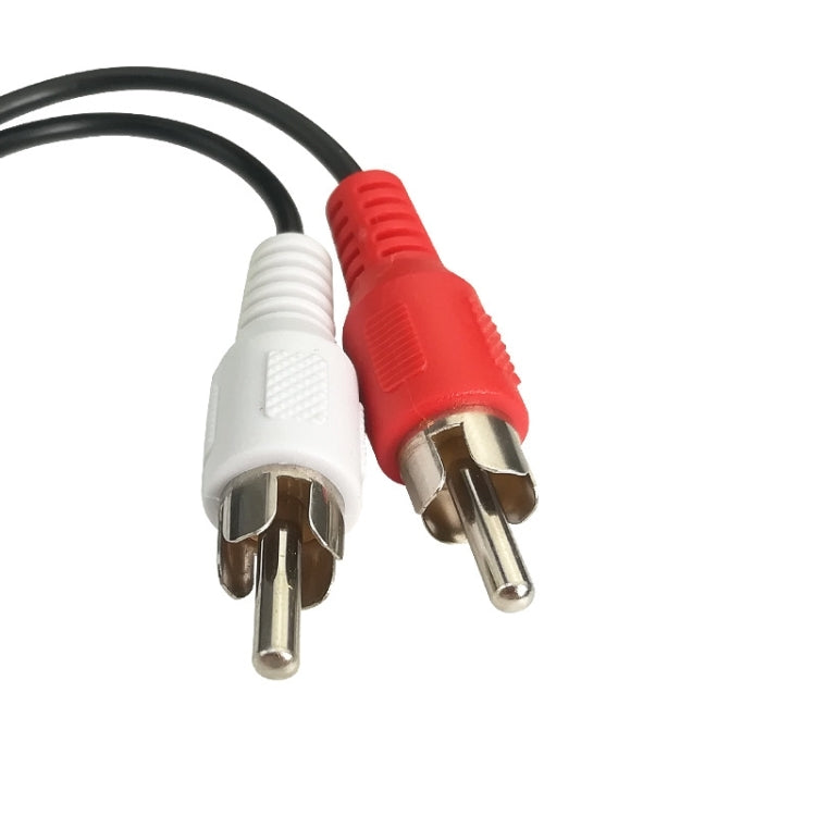 Audio Cable 3.5mm Female To 2RCA Double Lotus Head Speaker Connection Cable - 0.23m