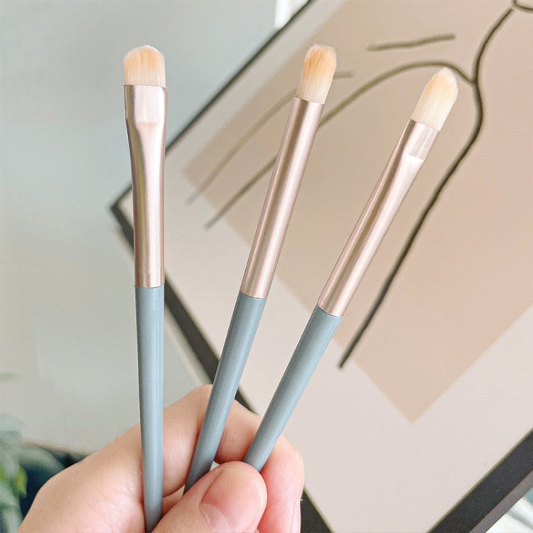 3sets 3 In 1 Portable Universal Eyeshadow Brush Makeup Tools Eye Cosmetic Brushes