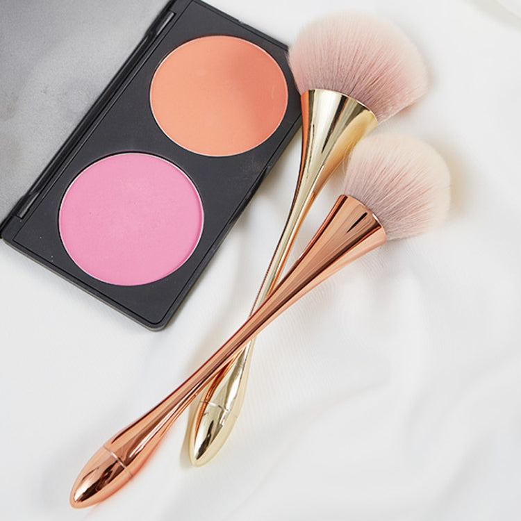 Large Waist Soft Hair Round Headed Makeup Brushes Beauty Tools, Color: Champagne Gold