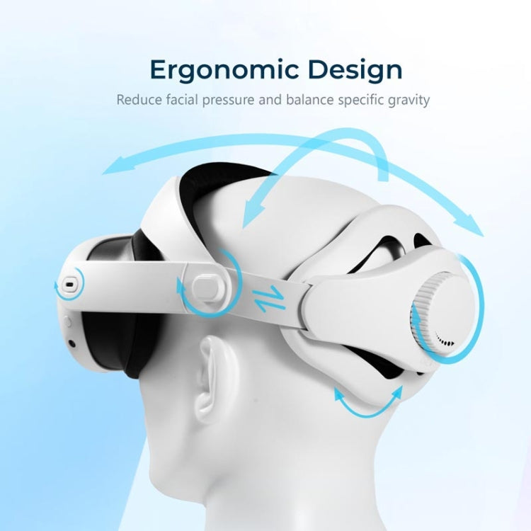 For Meta Quest 3 STARTRC GAMES Elite Headwear Adjustable Balance Gravity Headband Decompression Comfort Accessories - Upgrade Model