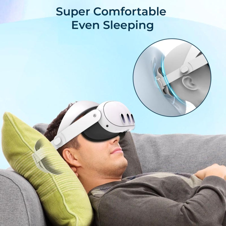 For Meta Quest 3 STARTRC GAMES Elite Headwear Adjustable Balance Gravity Headband Decompression Comfort Accessories - Upgrade Model