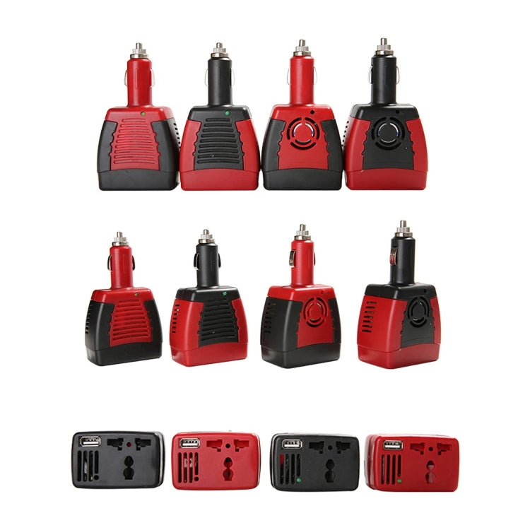 75W Car Inverter Voltage Conversion USB Port Charger, Color: 12V To 220V 0.5A Red