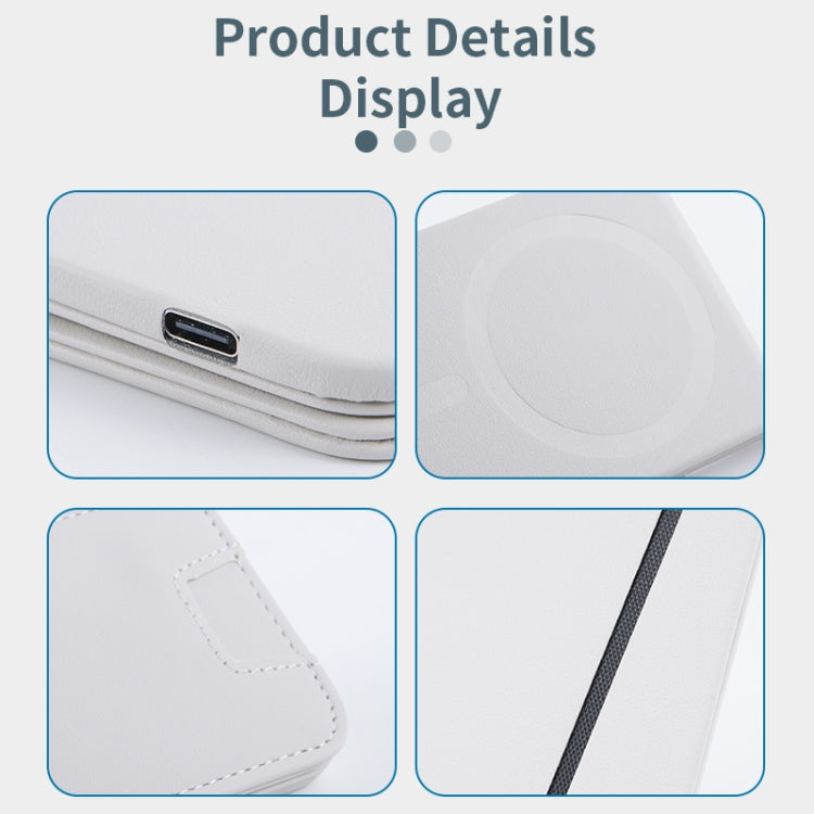 3 in 1 Cellphone Magnetic Wireless Charger Card Holder Phone Bracket