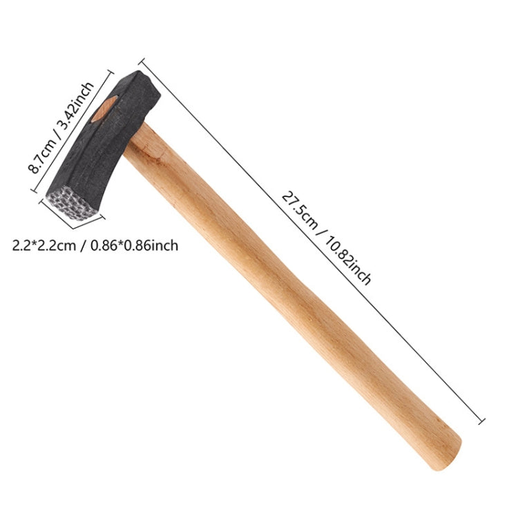 Handmade DIY Square Hammer Gold And Silver Jewelry Texture Hammer, Model: No.2