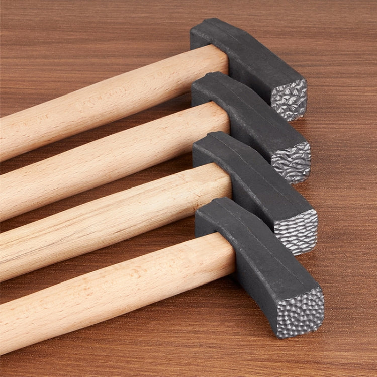 Handmade DIY Square Hammer Gold And Silver Jewelry Texture Hammer, Model: No.2