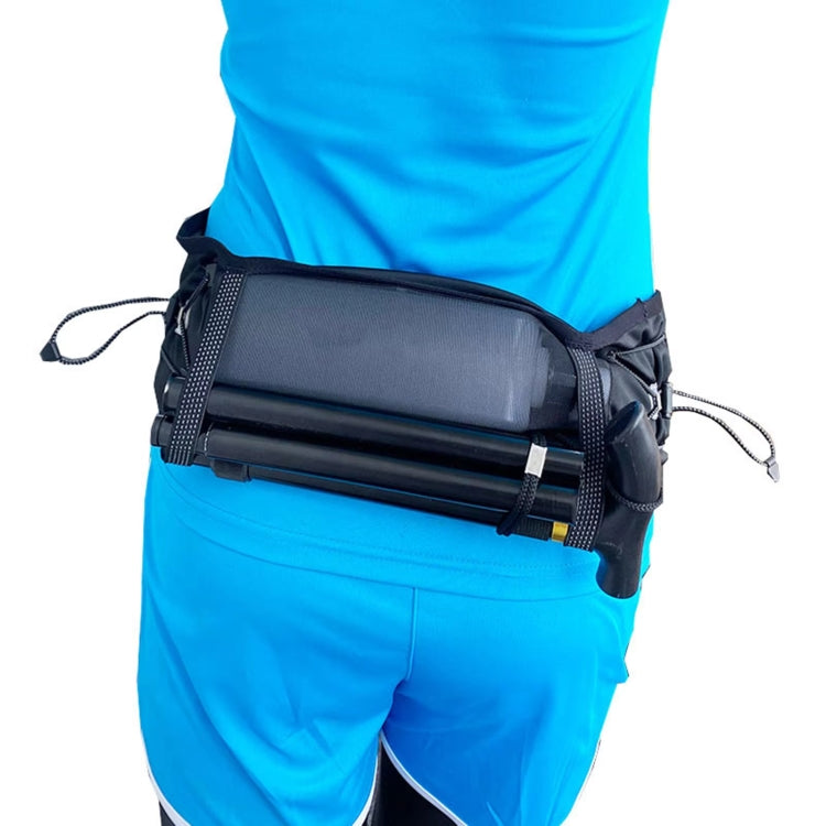 Running Sports Waist Bag Ultra-thin Breathable Belt With Trekking Pole Fixing Strap, Size: XS/S/M