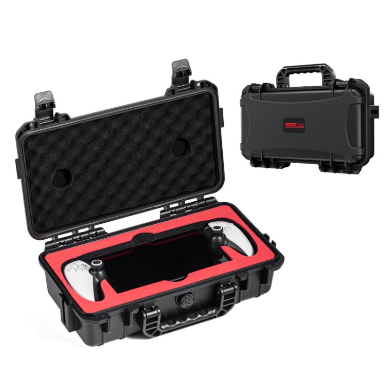 For PlayStation Portal STARTRC GAMES Console Storage Handheld IP67 Waterproof Hard Shell Bag - Black
