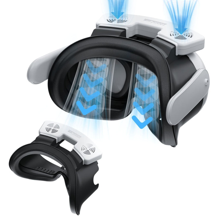 For Meta Quest 3 STARTRC GAMES VR Air Circulation Quick Removal Breathable Replacement Mask - With Fan