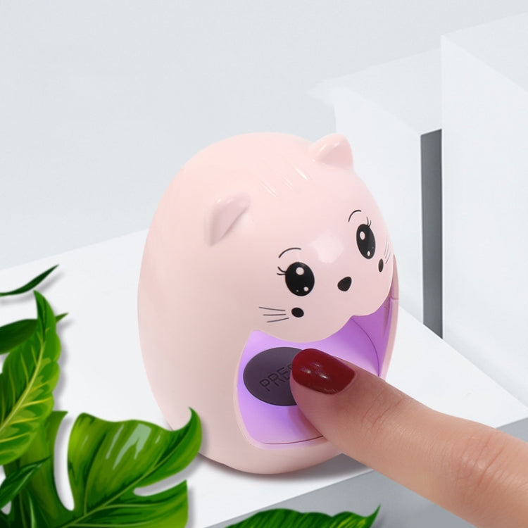 Mini LED Nail Light Therapy Lamp USB Quick Drying Nail Polish Baking Lamp