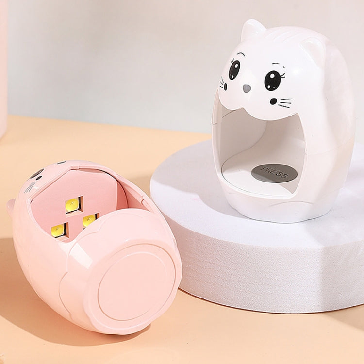 Mini LED Nail Light Therapy Lamp USB Quick Drying Nail Polish Baking Lamp