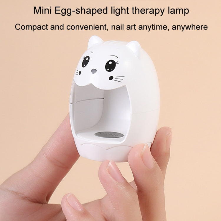 Mini LED Nail Light Therapy Lamp USB Quick Drying Nail Polish Baking Lamp