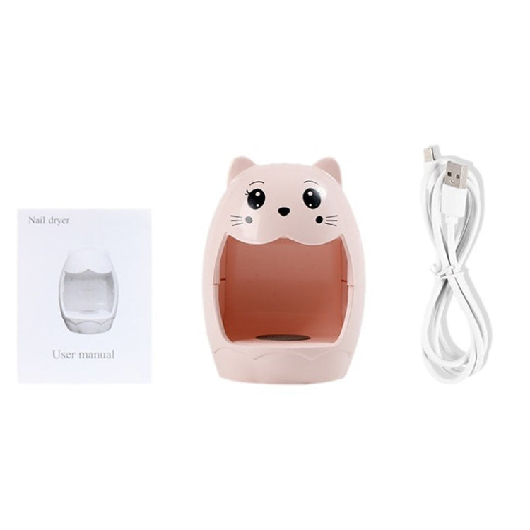 Mini LED Nail Light Therapy Lamp USB Quick Drying Nail Polish Baking Lamp