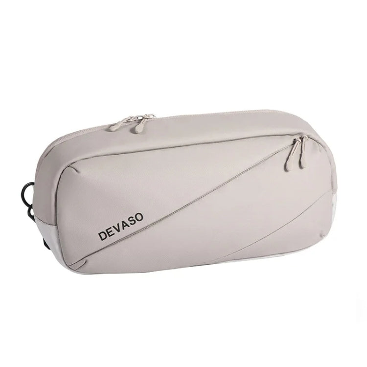 DEVASO Handheld Universal Storage Bag Crossbody Bag - Silver Enlarge