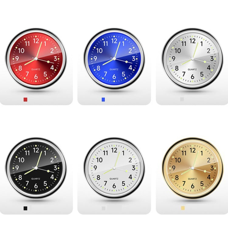 Car Digital Electronic Quartz Luminous Clock, Color: White+Air Outlet Clip