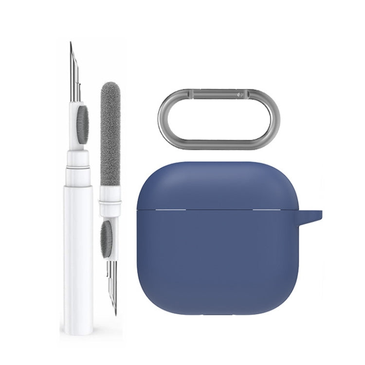 For Airpods 4 AhaStyle WG163 Earphone Drop-Proof Dust-Proof Silicone Protective Case With Cleanning Pen
