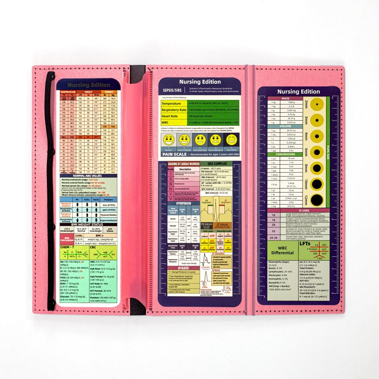Letter Size Nurse Clip Board Triple Folding Pocket Size Nursing Clipboard