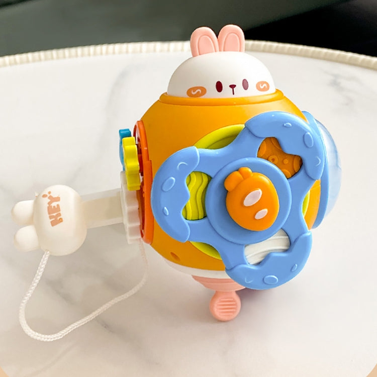 Infant Puzzle Busy Hand Grasping Ball Baby Grasping Sensory Training Early Learning Toys - Rabbit