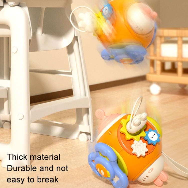 Infant Puzzle Busy Hand Grasping Ball Baby Grasping Sensory Training Early Learning Toys - Rabbit
