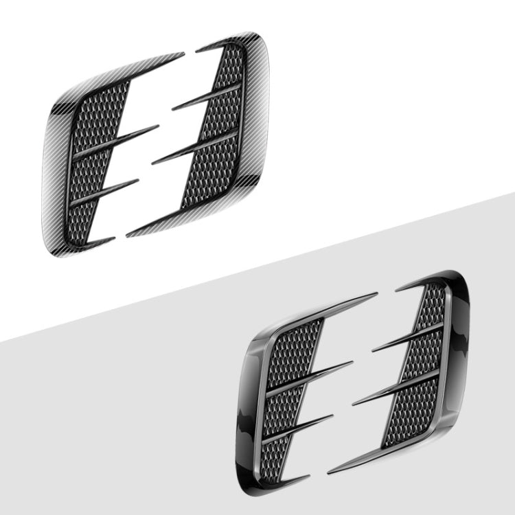 Universal Car Fender Soft Glue Decorative Car Stickers, Color: Bright Black