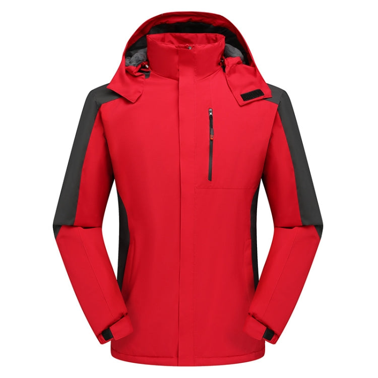 Men Winter Fleece Windproof Warm Jacket Outdoor Waterproof Breathable Mountaineering Clothing, Size: XL