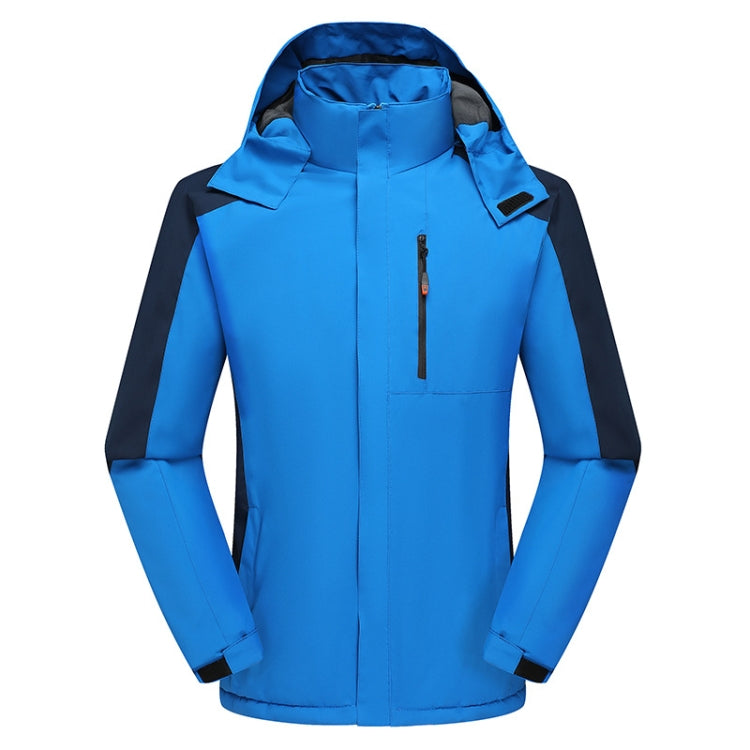 Men Winter Fleece Windproof Warm Jacket Outdoor Waterproof Breathable Mountaineering Clothing, Size: XXXL