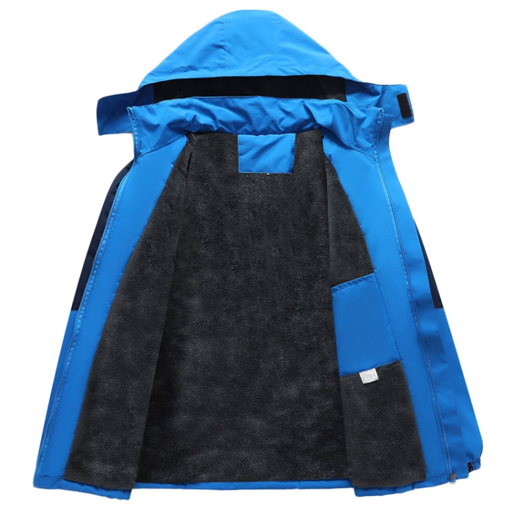 Men Winter Fleece Windproof Warm Jacket Outdoor Waterproof Breathable Mountaineering Clothing, Size: XL