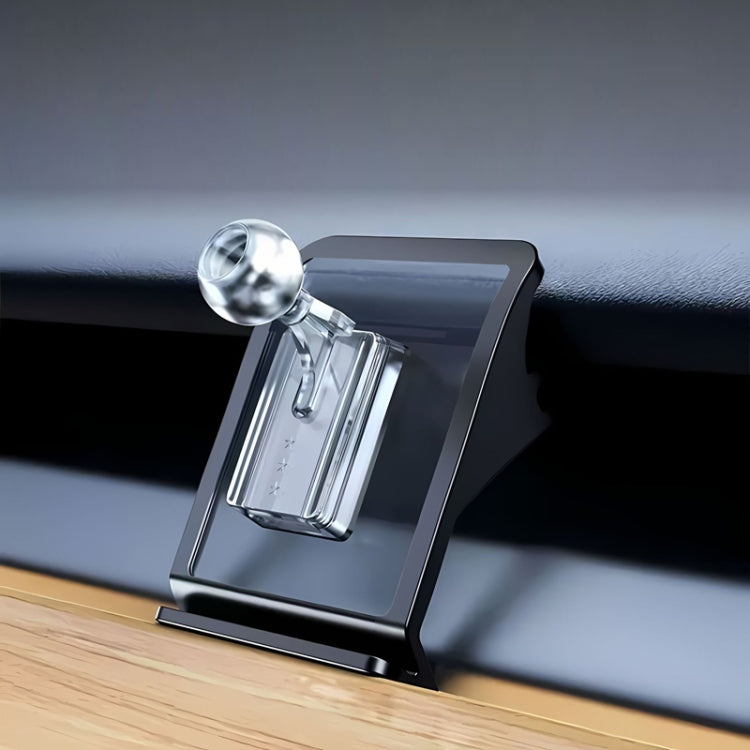 For Tesla Car Dashboard 17mm Universal Ball Buckle Mobile Phone Holder Base - D05