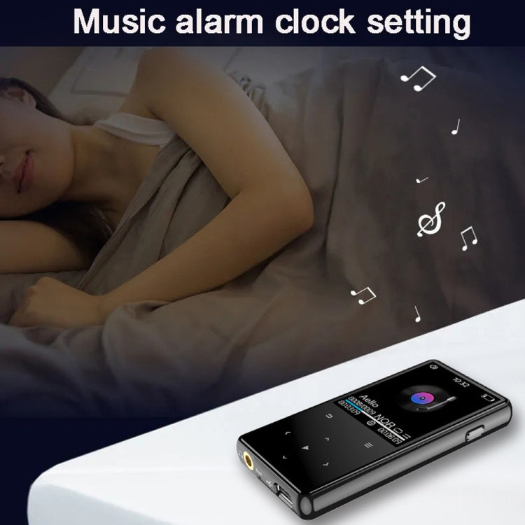 Bluetooth MP3/MP4 Music Player Portable Walkman, Memory: 8GB - Black