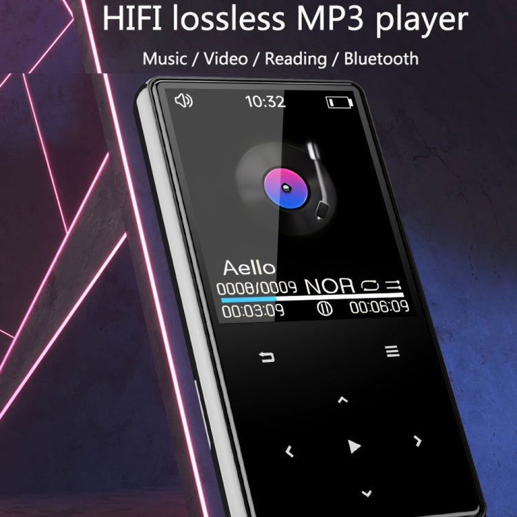 Bluetooth MP3/MP4 Music Player Portable Walkman, Memory: 16GB - Black