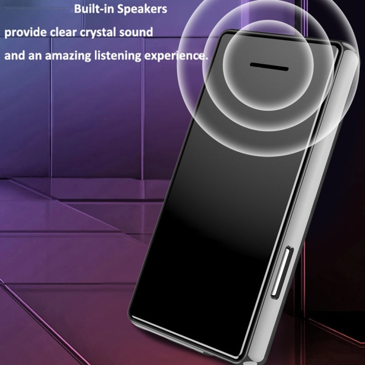 Bluetooth MP3/MP4 Music Player Portable Walkman, Memory: 8GB - Black