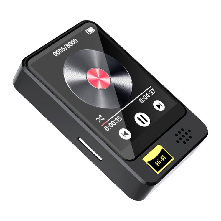 MP3 / MP4 Music Player Bluetooth Radio E-book Playback Walkman, Memory: 16GB - Black